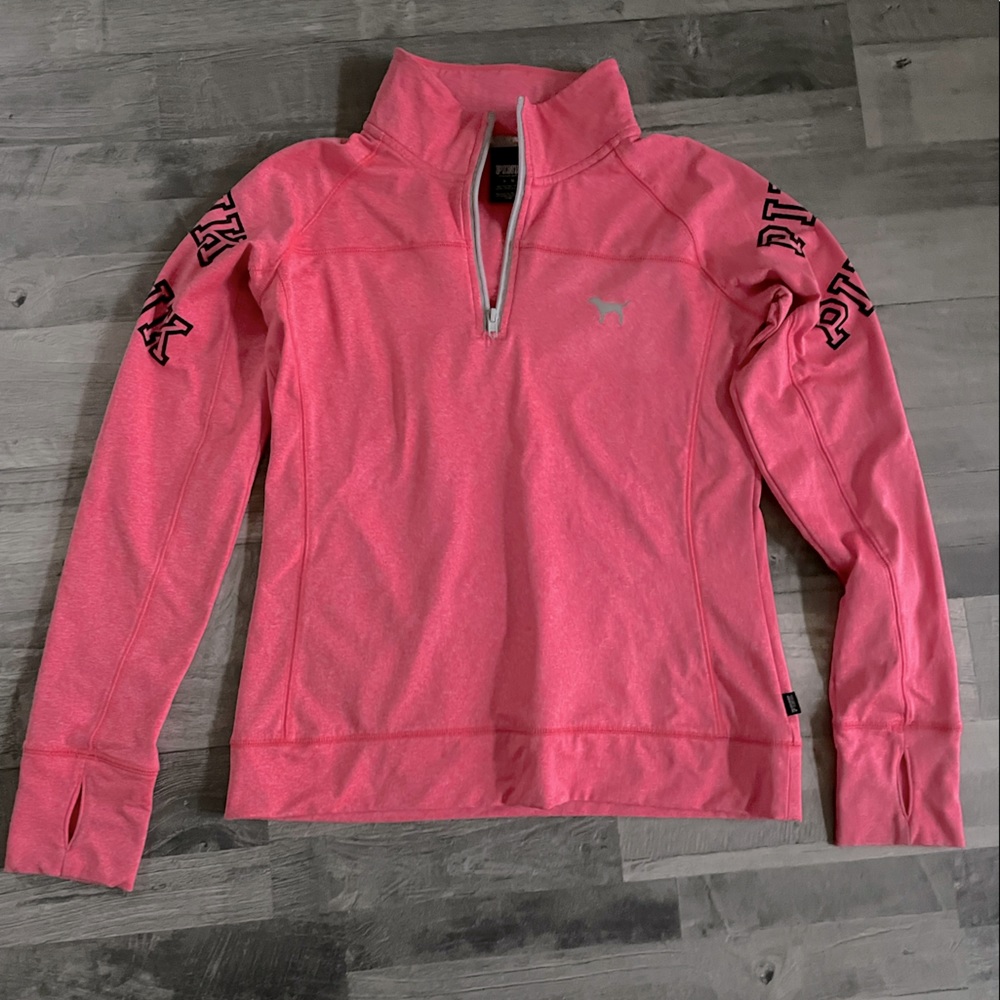 PINK Victoria’s Secret quarter-zip pullover, Size M